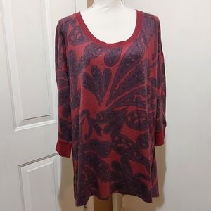 🌺 NWT Cozy Casual Kate 1X Shirt/Top